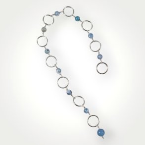 Markrshoppen, Smykke Strikkefisk med Blue Dragon Agat-perler