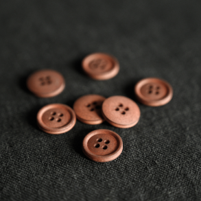 Merchant & Mills Knapper af kologisk Bomuld - Lys Brun