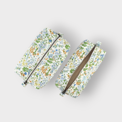 Moderne Patchwork, kologisk Tilbehrspung - Blomstret