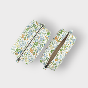 Moderne Patchwork, kologisk Tilbehrspung - Blomstret