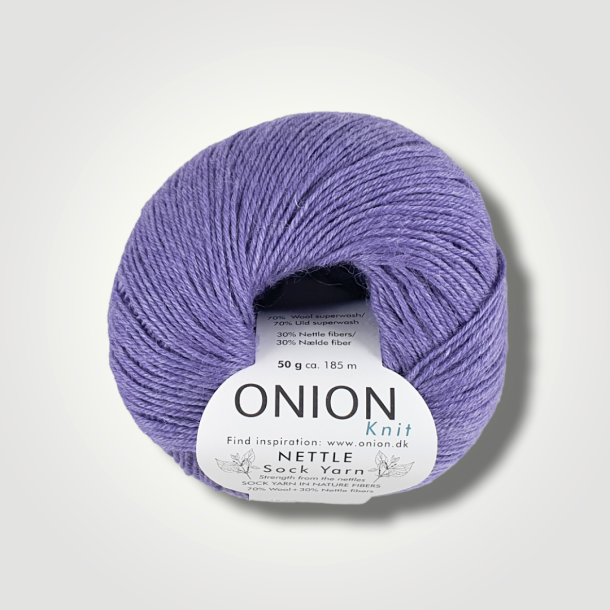 Onion, Nettle Sock Yarn - Lavendel Lilla