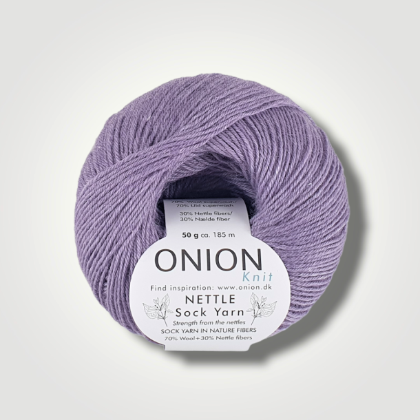Onion, Nettle Sock Yarn - Lys Lilla
