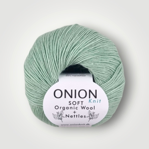 Onion, SOFT Organic Wool+Nettles - Mint Gr�n