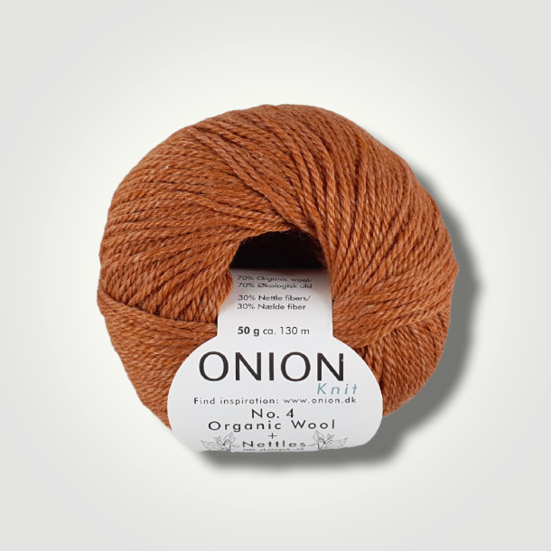 Onion, No. 4 Organic Wool+Nettles - Brndt Orange