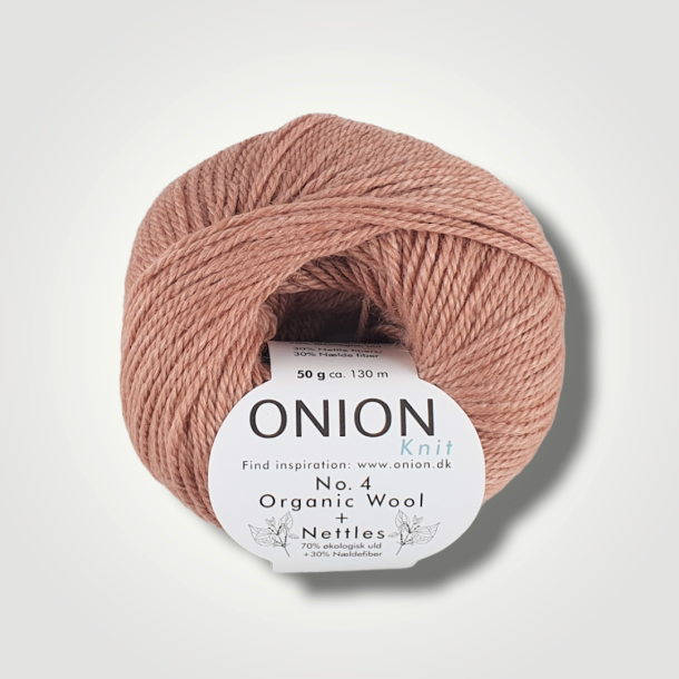 Onion, No. 4 Organic Wool+Nettles - Pudder Rosa