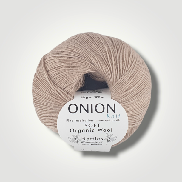 Onion, SOFT Organic Wool+Nettles - Beige