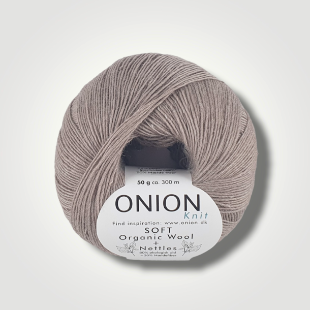 Onion, SOFT Organic Wool+Nettles - Pudder