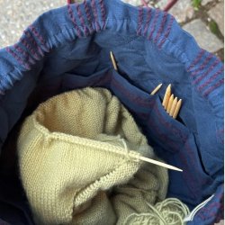 PetiteKnit, Knitter's Project Bag - Night Shadow