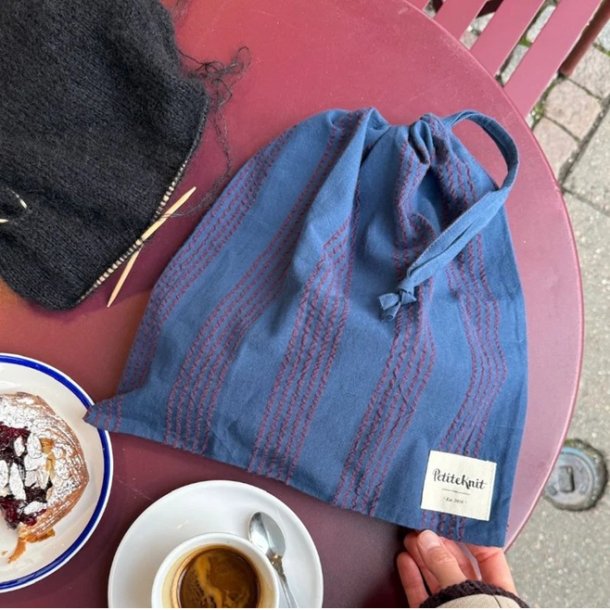 PetiteKnit, Knitter's String Bag/Strikkepose - Night Shadow