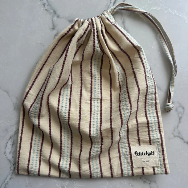 PetiteKnit, Knitter's String Bag/Strikkepose - Twin Stripe