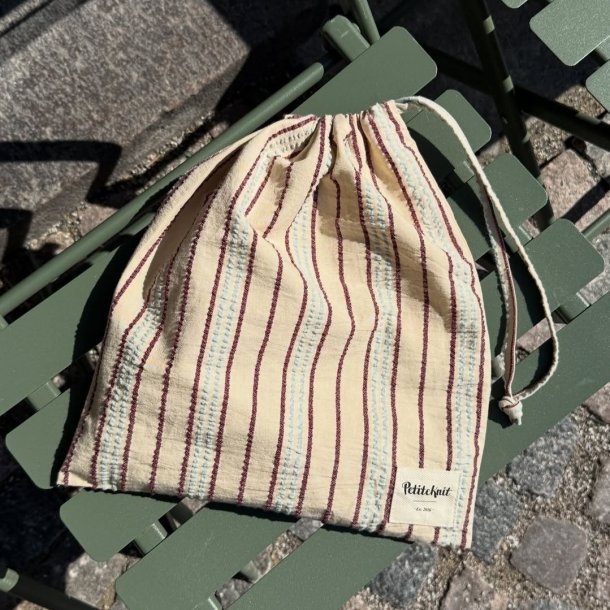 PetiteKnit, Knitter's String Bag/Strikkepose - Twin Stripe