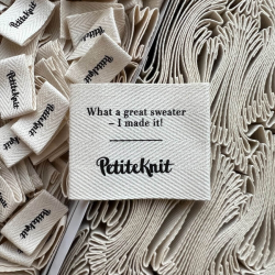 PetiteKnit Label "What a Great Sweater" kologisk