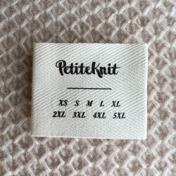 PetiteKnit Label, Strrelser kologisk
