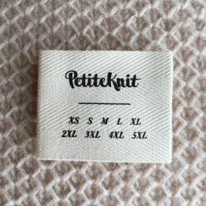 PetiteKnit Label, Strrelser kologisk