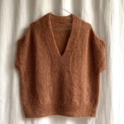 Garnpakke - Refined Knitwear Fungus Slipover V-Neck