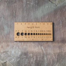 Twig &amp; Horn, Small Gauge Ruler - Pindemler