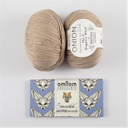 Strikke Gave - kogarn og Gourmetchokolade